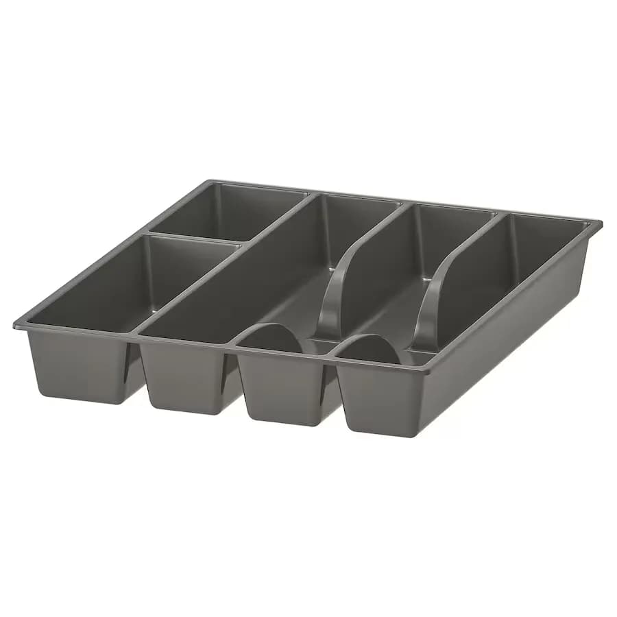 نظم دهنده قاشق و چنگال ایکیا SMACKER خاکستری، 31×26 سانتی‌متر — تصویر ۲