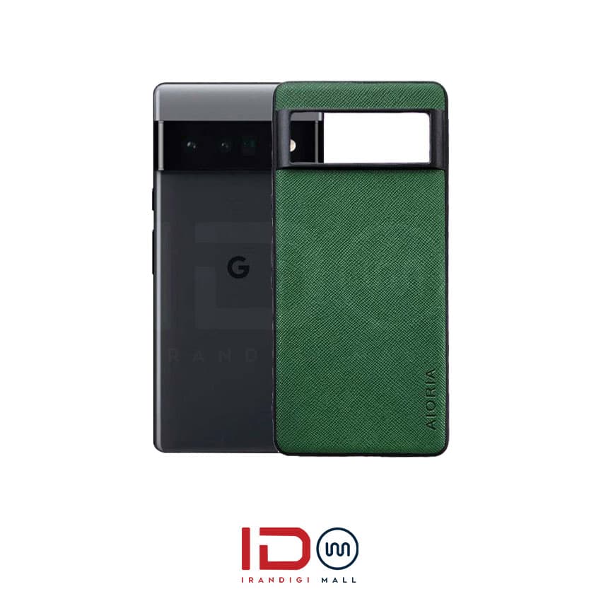 قاب طرح مخمل GOOGLE PIXEL 6 PRO برند AIORIA رنگ سبز