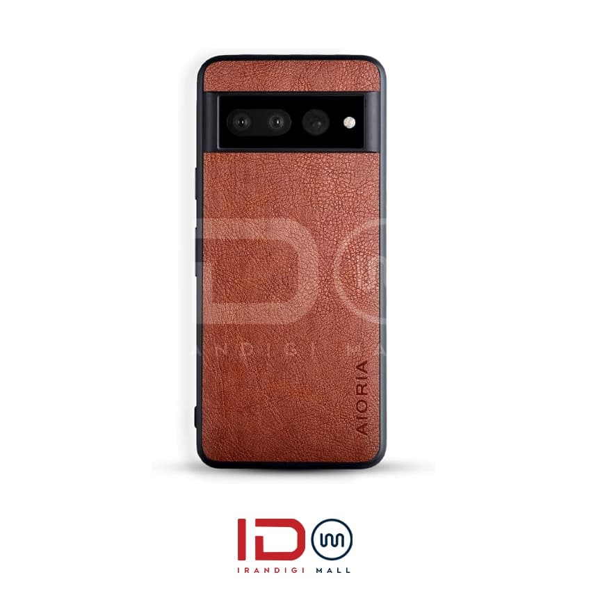 قاب طرح چرم گوشی گوگل مدل Google Pixel 7 برند AIORIA