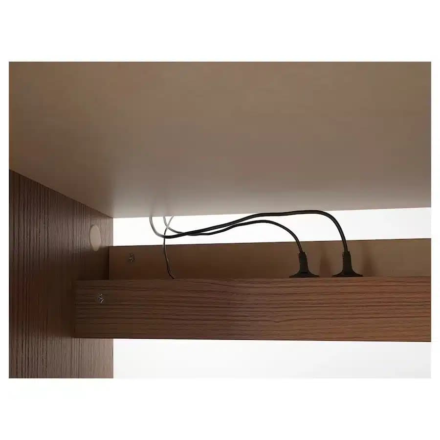 میز تحریر 140×65 قهوه ای ایکیا MALM — تصویر ۹