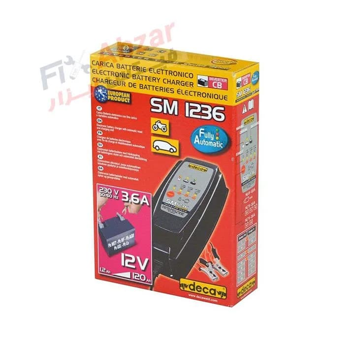 شارژر باتری خودرو دکا مدل SM1236 ساخت ایتالیا — تصویر ۱۱