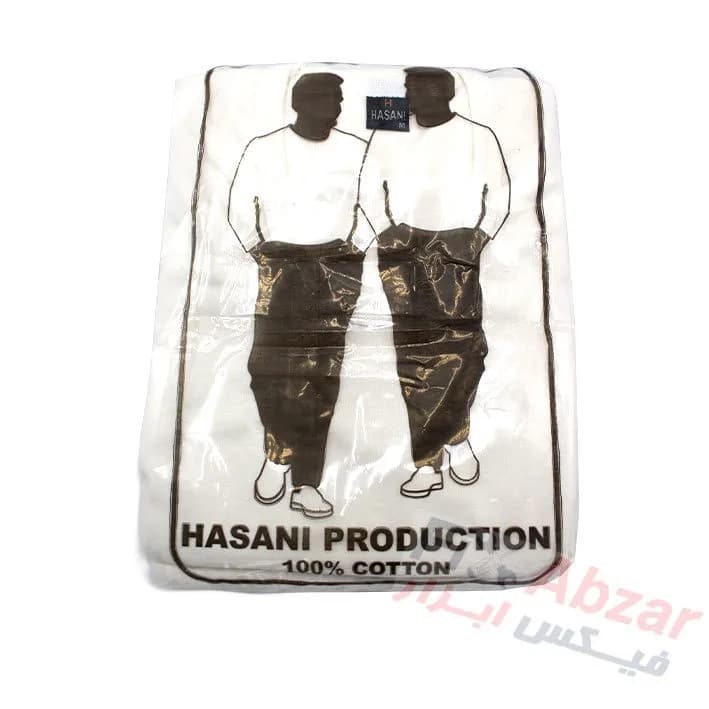 گرمکن شلوار حسنی رنگ کرم، لباس گرم زیر حسنی HASANI