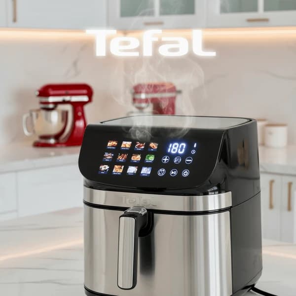 سرخ کن تفال مدل TF8088 ظرفیت ۲ لیتر بدون روغن تمام استیل — تصویر ۳
