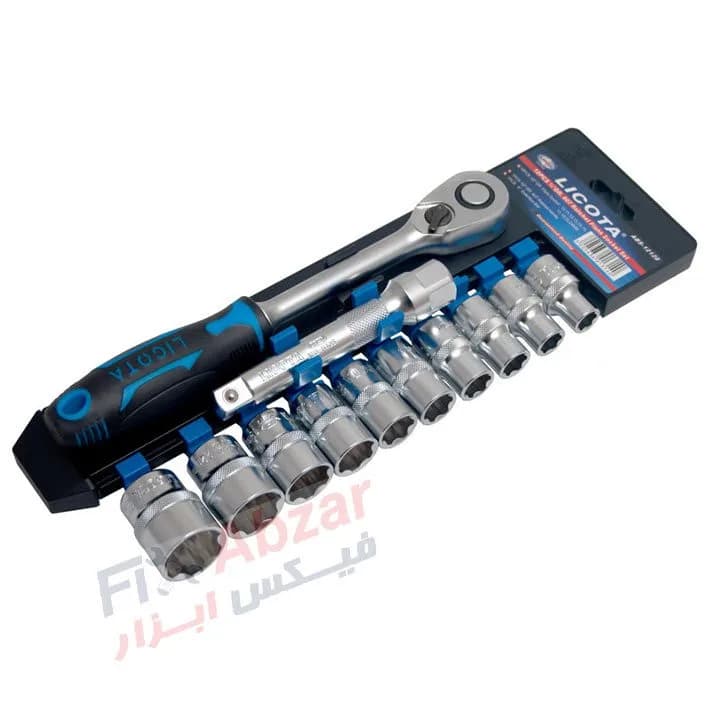 مجموعه 12 عددی آچار و سری بکس لیکوتا مدل ABS-12128 — تصویر ۱۰