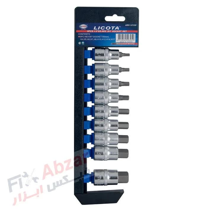 مجموعه 9 عددی آلن بکس لیکوتا مدل ABS-12120