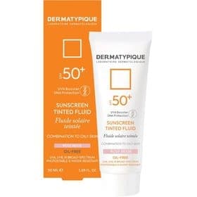 ضد آفتاب فلوئید مت (بی رنگ) پوست چرب فاقد چربی SPF50+ درماتیپیک Dermatypique