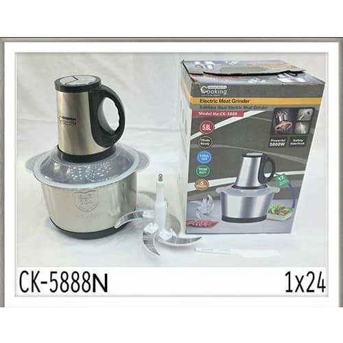 خردکن کوکینگ مدل 5888 ظرفیت ۵.۸ لیتر با کاسه استیل — تصویر ۲