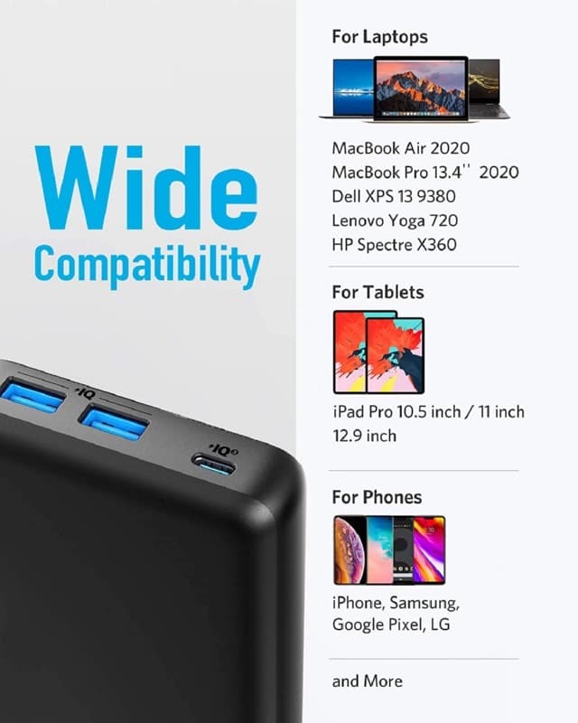 پاوربانک 19200 میلی آمپر انکر Anker PowerCore III 19,200mAh PowerBank A1284 — تصویر ۶