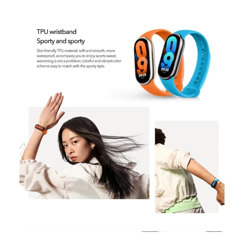 مچ بند هوشمند شیائومی مدل Mi Band 8 – گلوبال — تصویر ۵