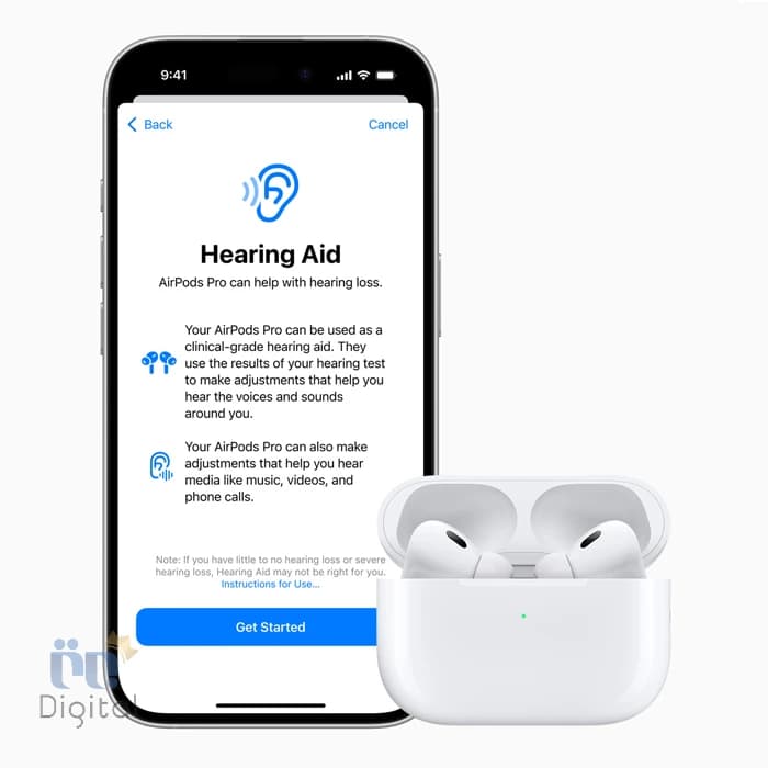 هدفون بیسیم اپل مدل AirPods 4 — تصویر ۸
