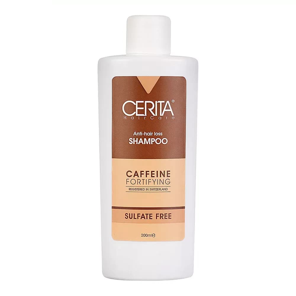 شامپو تقویت کننده و ضد ریزش مو سریتا مدل Caffein حجم 200 میلی لیتر — تصویر ۵