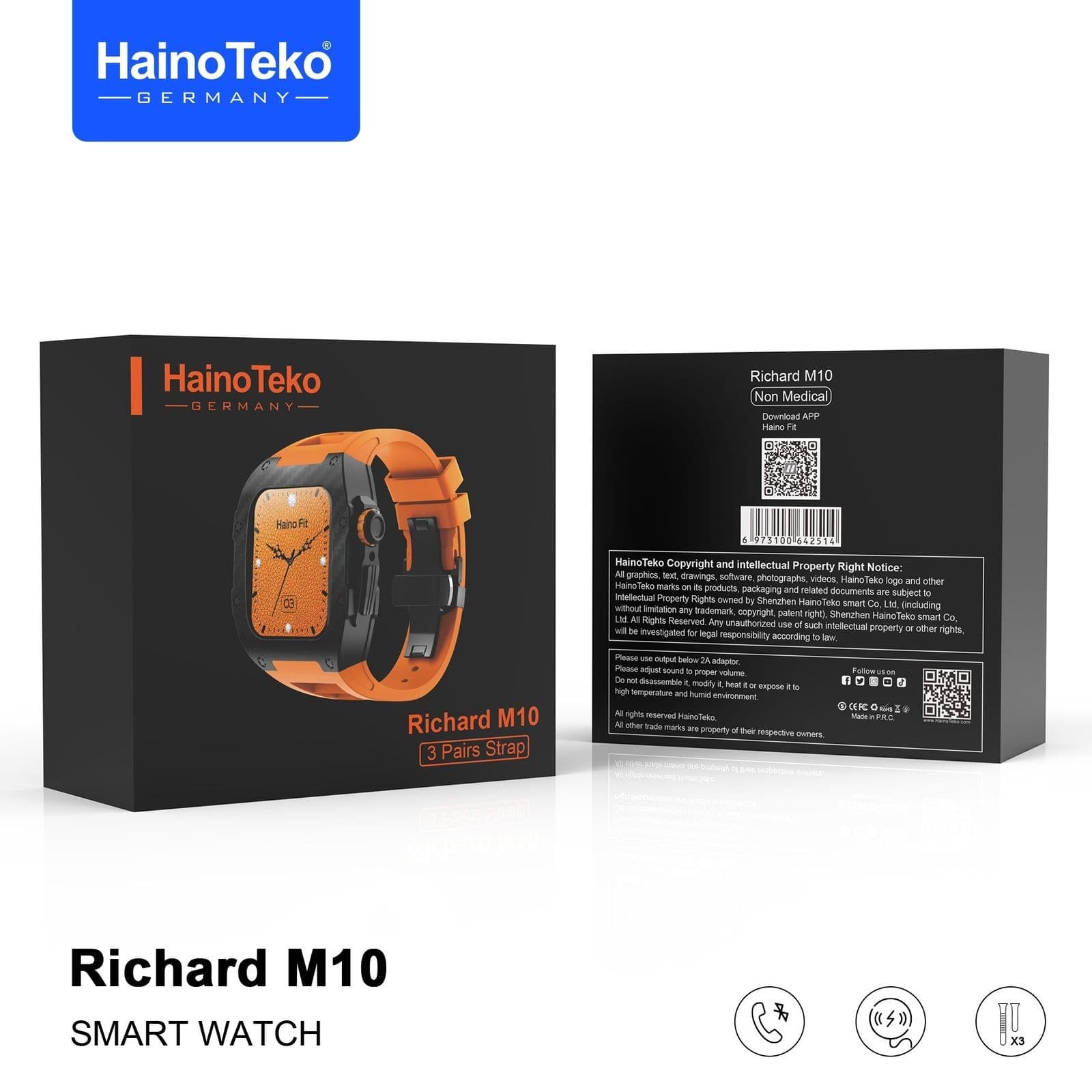 ساعت هوشمند هاینو تکو مدل RICHARD M10 — تصویر ۵