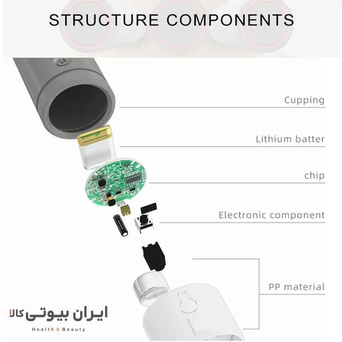 ماساژور و بادکش برقی هژنگ مدل HZ-MSG-2 — تصویر ۴