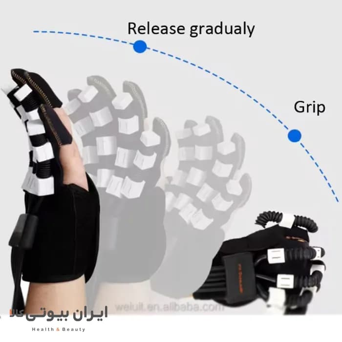 دستکش رباتیک توانبخشی و فیزیوتراپی دست و انگشتان ویریهاب مدل SL-FR02 — تصویر ۹