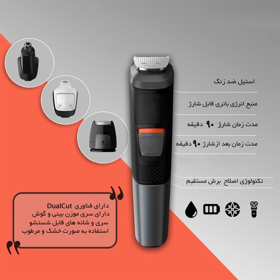 ست اصلاح مردانه چندکاره گرین لاین Green Lion Men’s Grooming Kit 5 in 1 — تصویر ۶