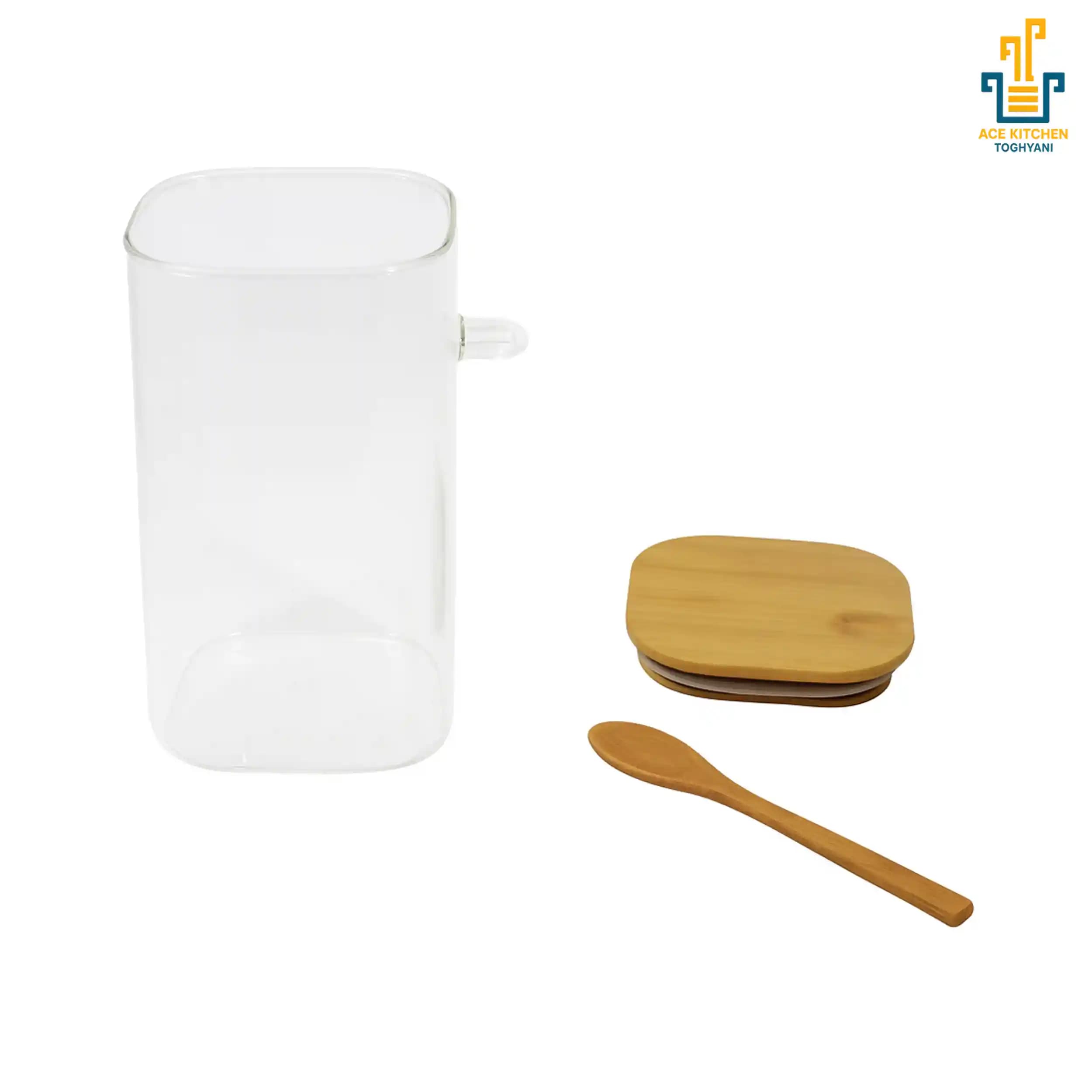 بانکه پیرکس قاشق دار قطر 10 در ارتفاع 18 — تصویر ۳