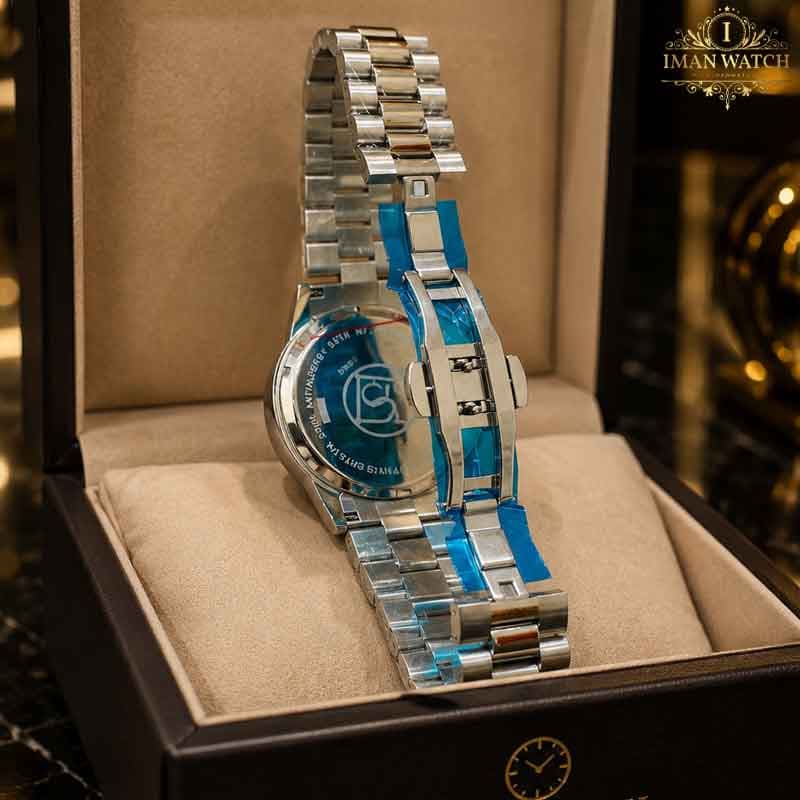 ساعت ست سیکو سه موتوره سیلور صفحه سبز Seiko 8887 — تصویر ۴