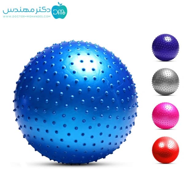 توپ جیم بال خاردار سایز 75 همراه با تلمبه