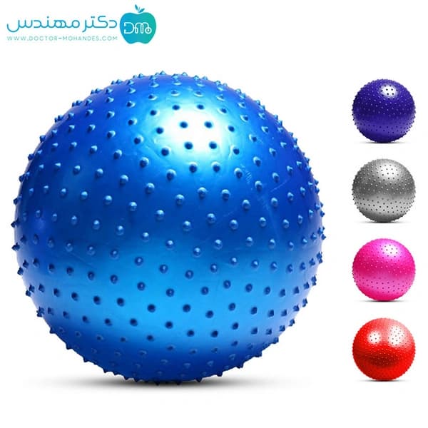توپ جیم بال خاردار سایز 85 همراه با تلمبه — تصویر ۲