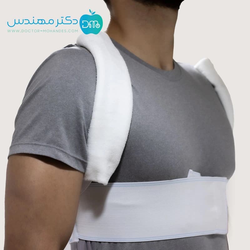 قوزبند طبی الاستیک (کتف بند) پاک سمن کد005 — تصویر ۱۲
