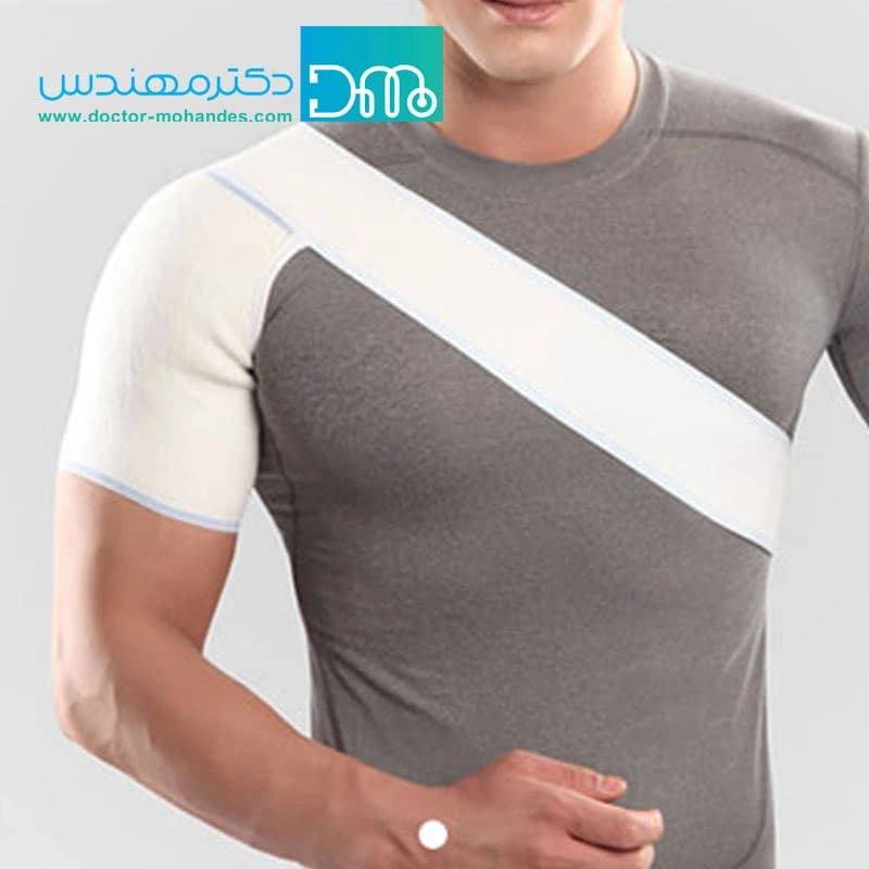 شانه بازوبند طبی یکطرفه پاک سمن کد 048 — تصویر ۳