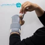 مچ بند نئوپرنی آتل دار پاک سمن دست چپ کد 108 — تصویر ۸