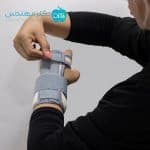 مچ بند نئوپرنی آتل دار پاک سمن دست چپ کد 108 — تصویر ۶