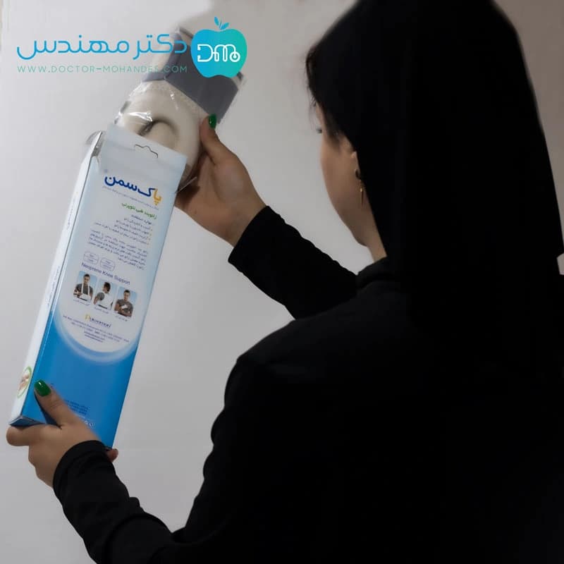 زانوبند طبی نئوپرنی پاک سمن 097 — تصویر ۴