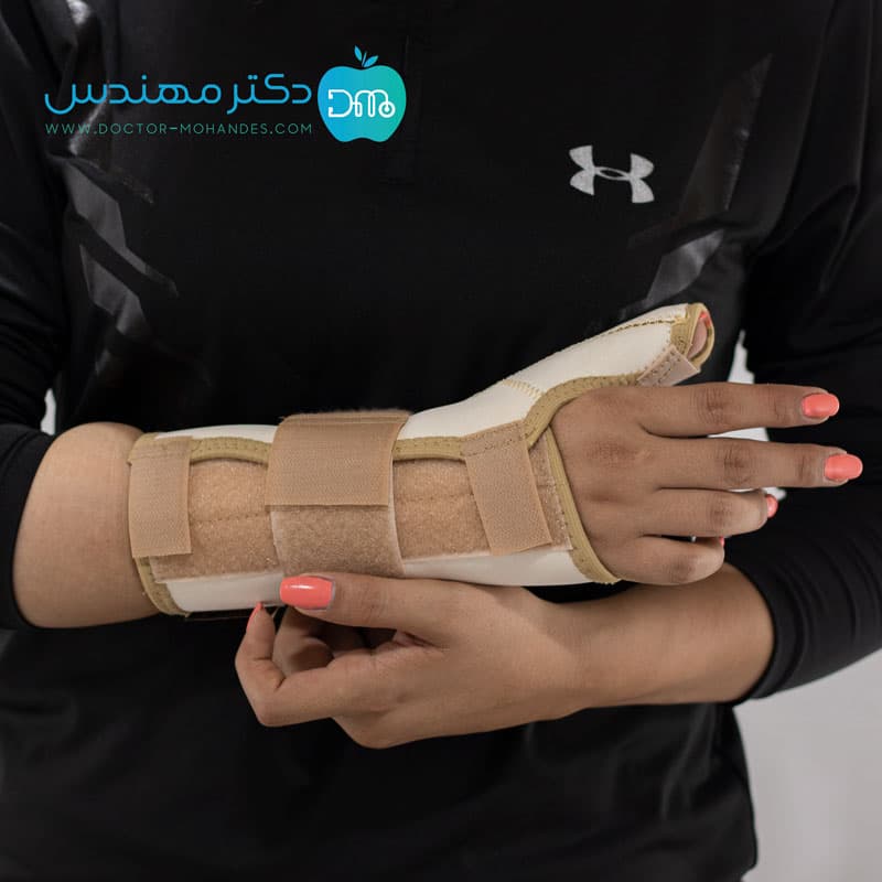 مچ شست بند نئوپرنی آتل دار پاک سمن دست چپ کد109 — تصویر ۹