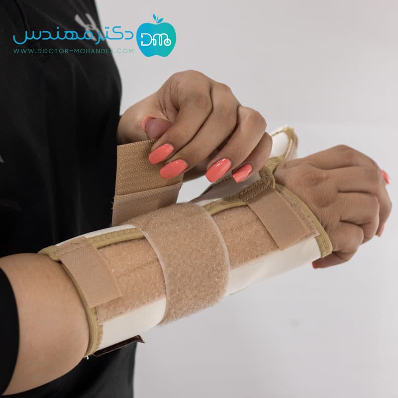 مچ شست بند نئوپرنی آتل دار پاک سمن دست چپ کد109 — تصویر ۷