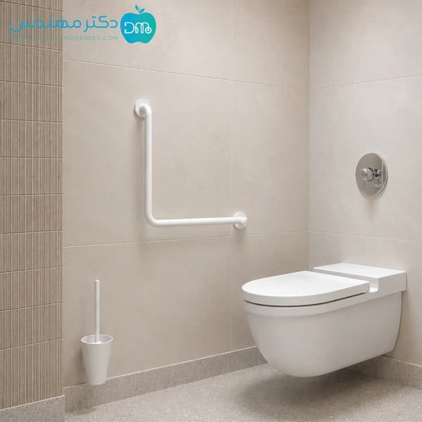 دستگیره کمکی دیواری ۹۰ درجه — تصویر ۳