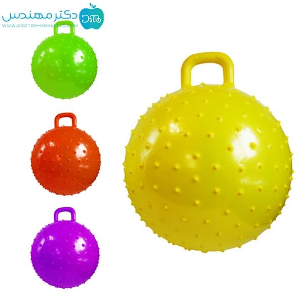 توپ دسته دار ( پرشی) بزرگ (800 گرم)