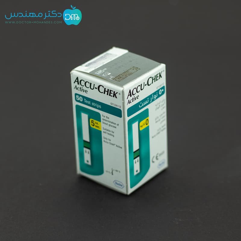 نوار تست قند خون آکیوچک اکتیو (بسته 25 عددی) — تصویر ۷