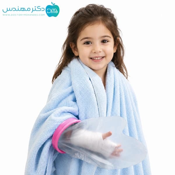 پاس باند (محافظ باند و پانسمان) دست کوتاه تا آرنج اطفال مدل H — تصویر ۳