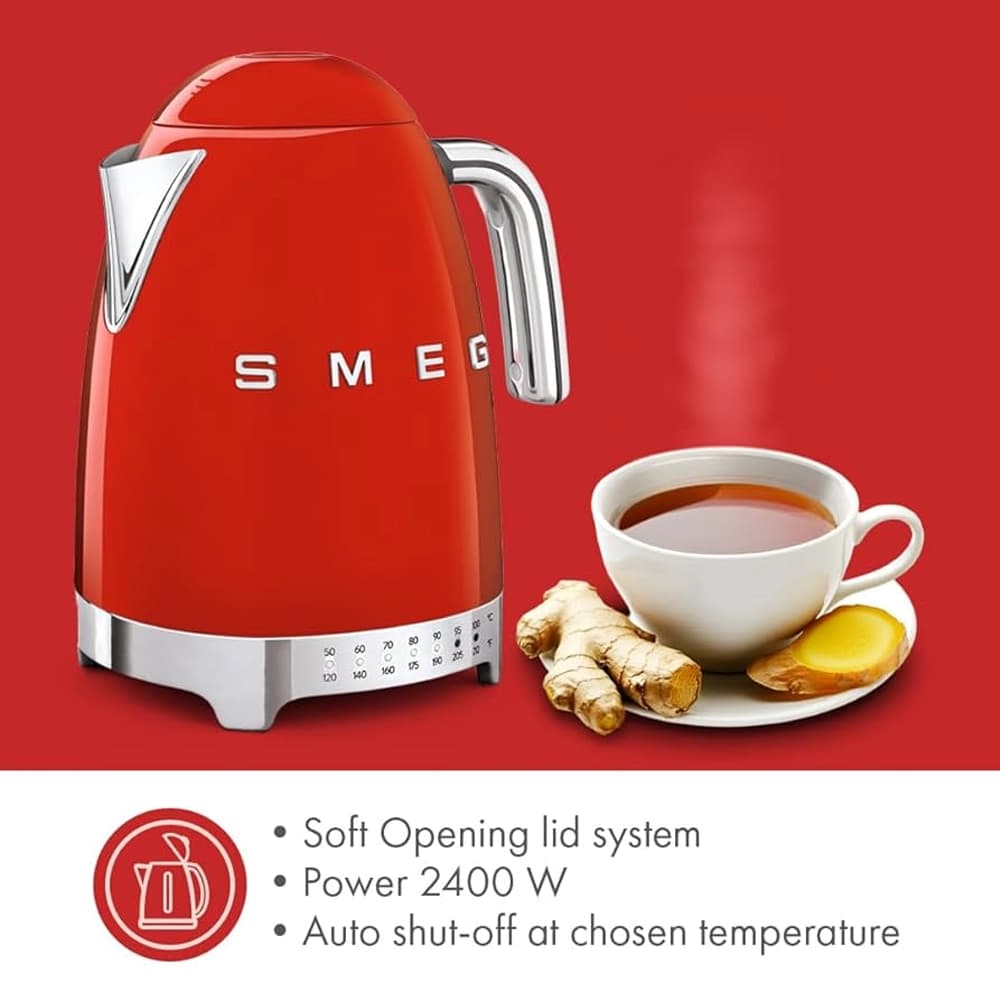 کتری برقی مشکی اسمگ مدل SMEG KLF03 — تصویر ۸