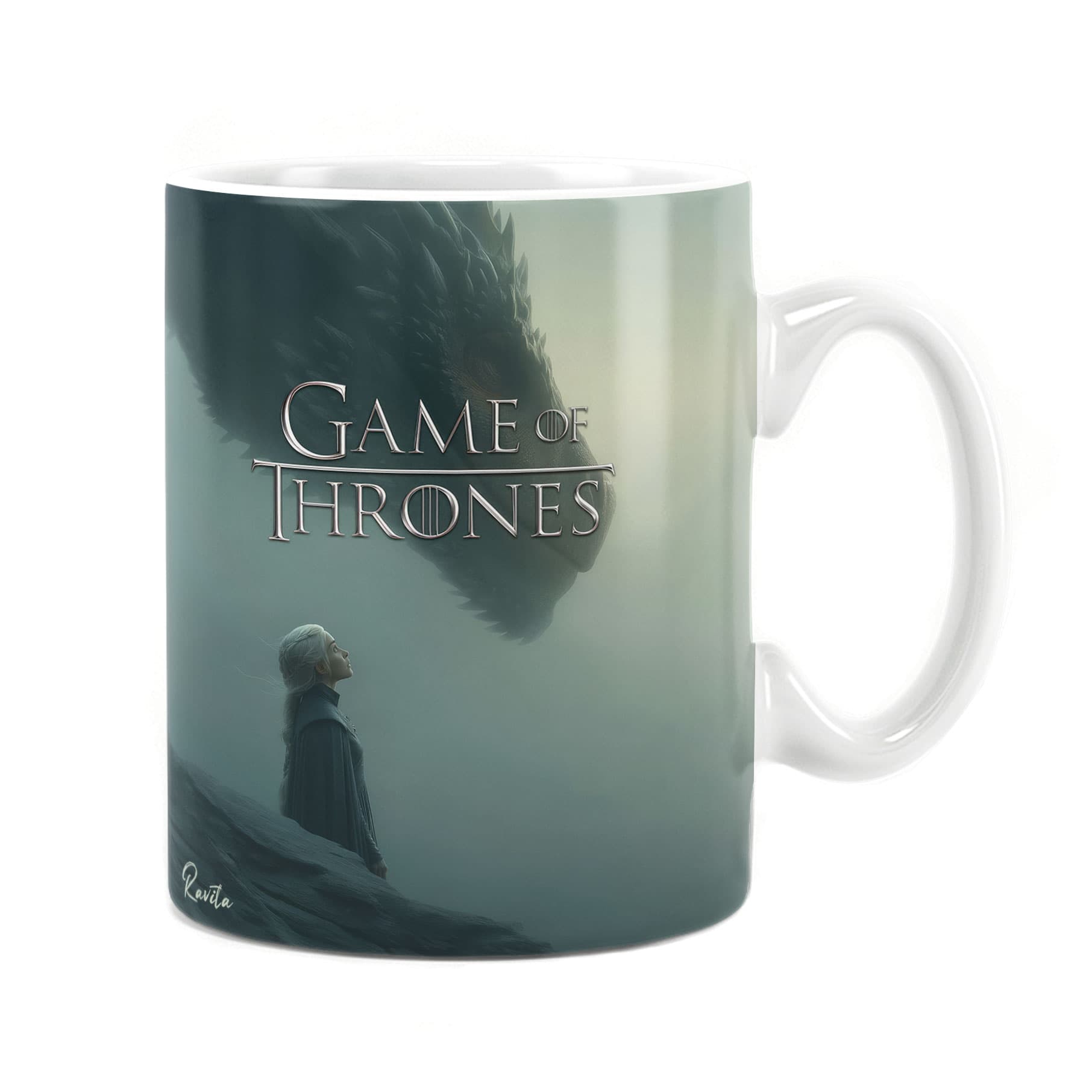 ماگ راویتا طرح بازی تخت و جمشید – Game of Thrones کد 3770