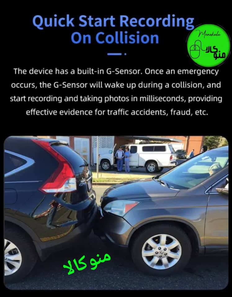 دوربین خودرو سیم کارت خور DG23 | ضبط آنلاین، GPS دقیق — تصویر ۸
