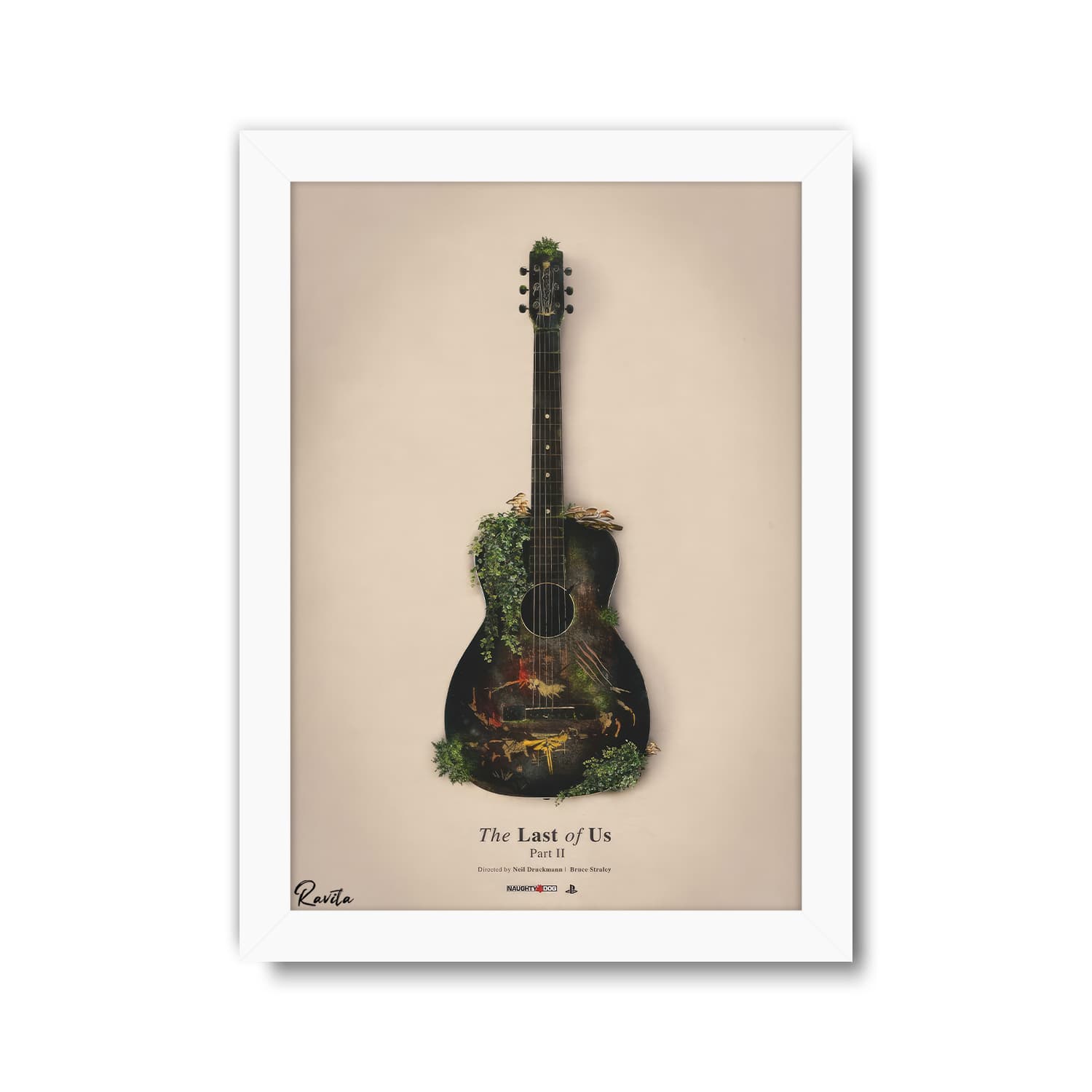 تابلو تکی راویتا طرح گیتار – guitar کد 3763