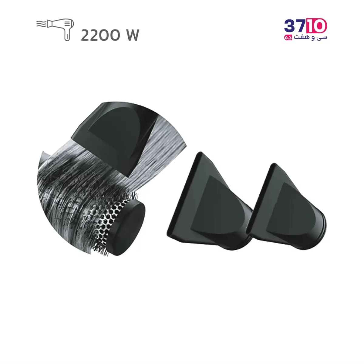 سشوار بیول BIOL مدل BHD522 مشكى 2200 وات — تصویر ۵