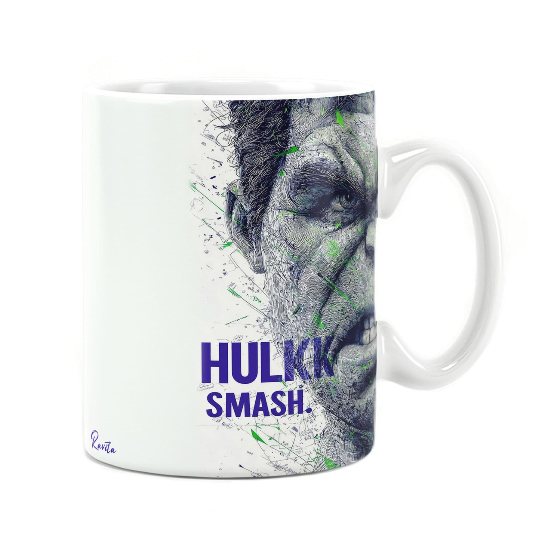 ماگ حرارتی راویتا طرح هالک – Hulk کد 3756 — تصویر ۹
