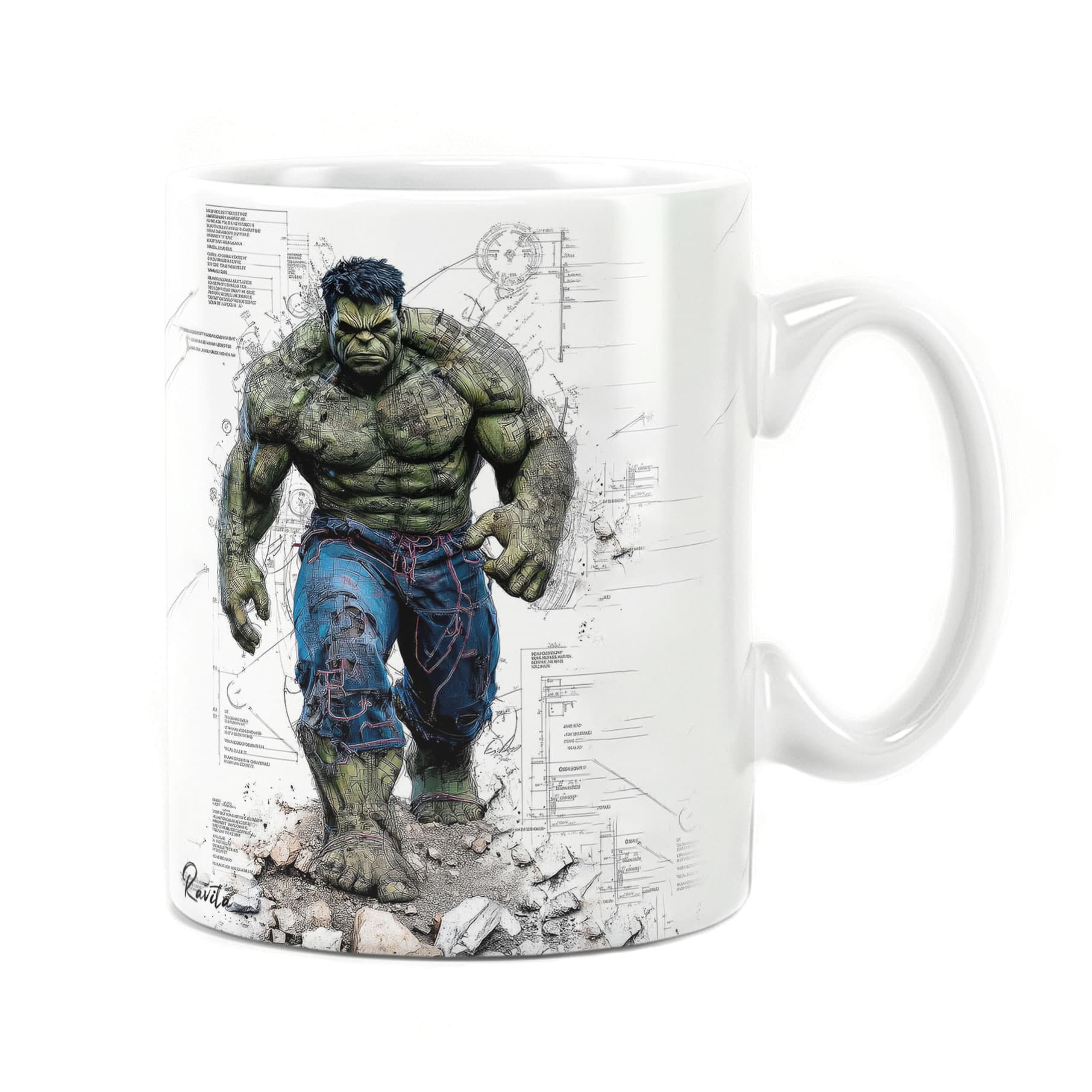 ماگ راویتا طرح مارول – Marvel کد 3755 — تصویر ۲