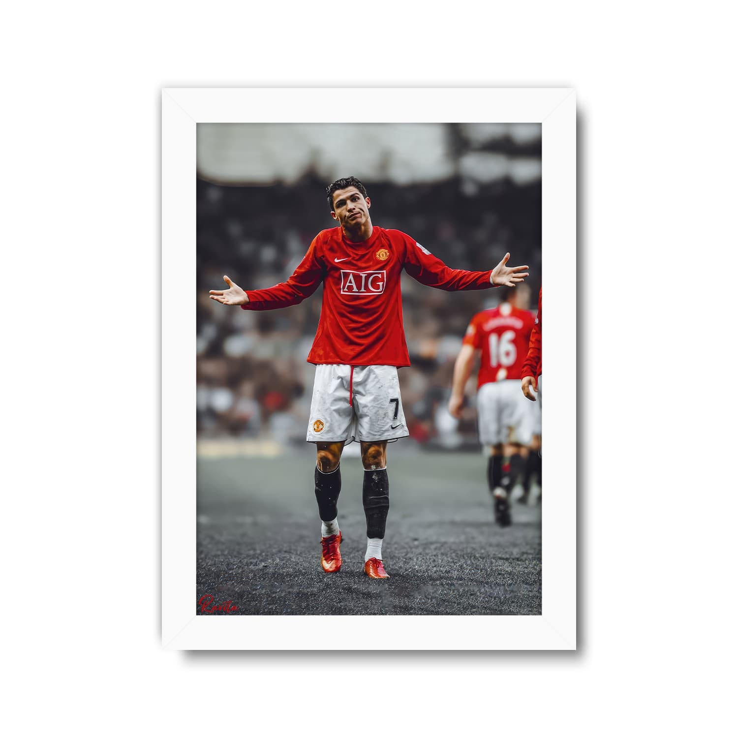 تابلو تکی راویتا طرح رونالدو – Ronaldo کد 3753 — تصویر ۴