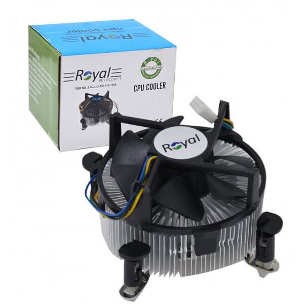 فن CPU برند رویال باکس زیر مسی LN-Cooler-775-1155