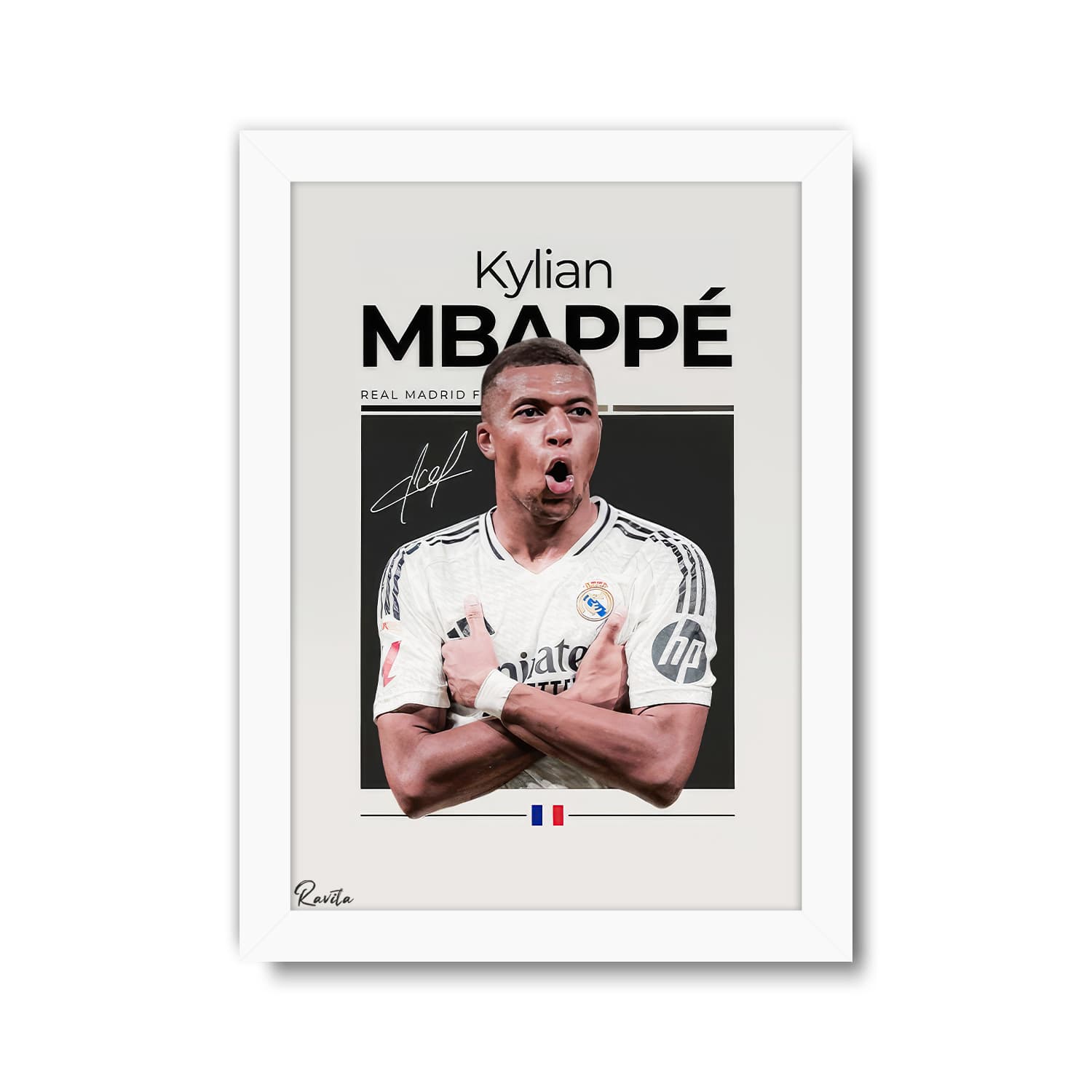 تابلو تکی راویتا طرح امباپه – Mbappe کد 3750 — تصویر ۴