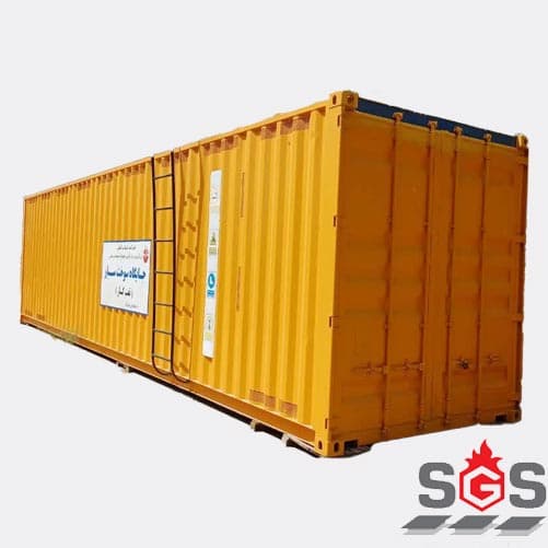 جایگاه سوخت سیار کانتینر ۱۸۰۰۰ لیتری (بنزین و گازوئیل) SGS مدل JS18000