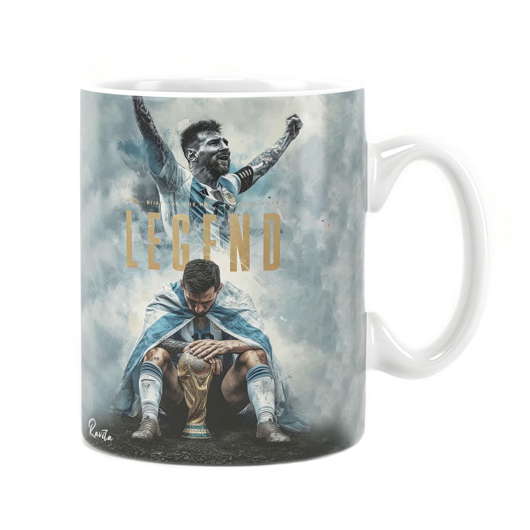 ماگ راویتا طرح مسی – Messi کد 3748