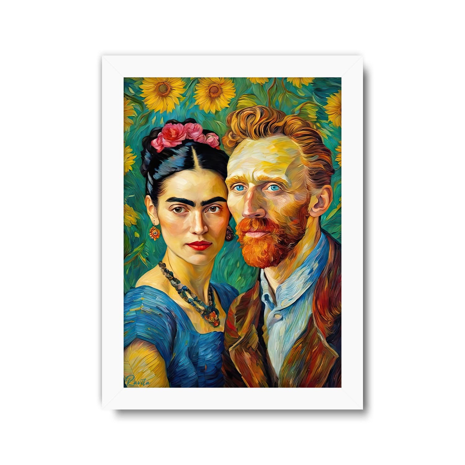 تابلو تکی راویتا طرح فریدا کالو – Frida Kahlo کد 3746