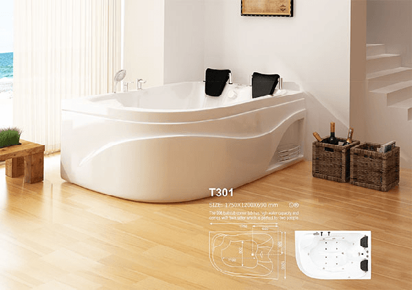 جکوزی Tenser تنسر مدل T301 سایز 70*120*175