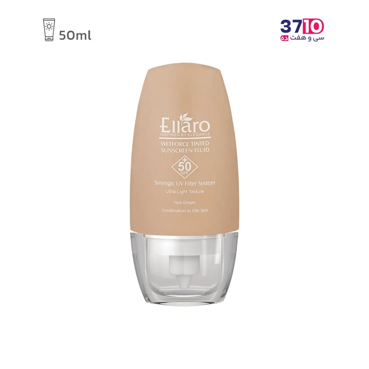 فلویید ضد آفتاب رنگی وت فورس الارو SPF50 حجم 50 میلی لیتر