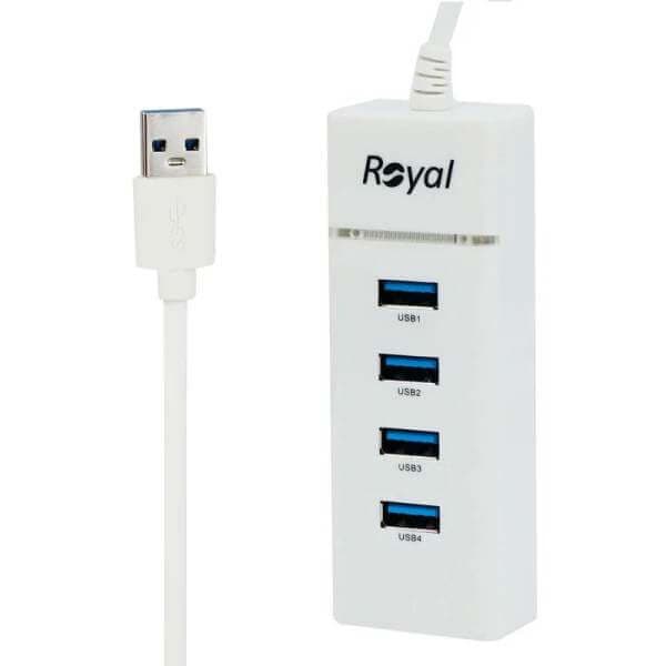 هاب 4 پورت USB 3.0 رویال مدل RH3-303 — تصویر ۲